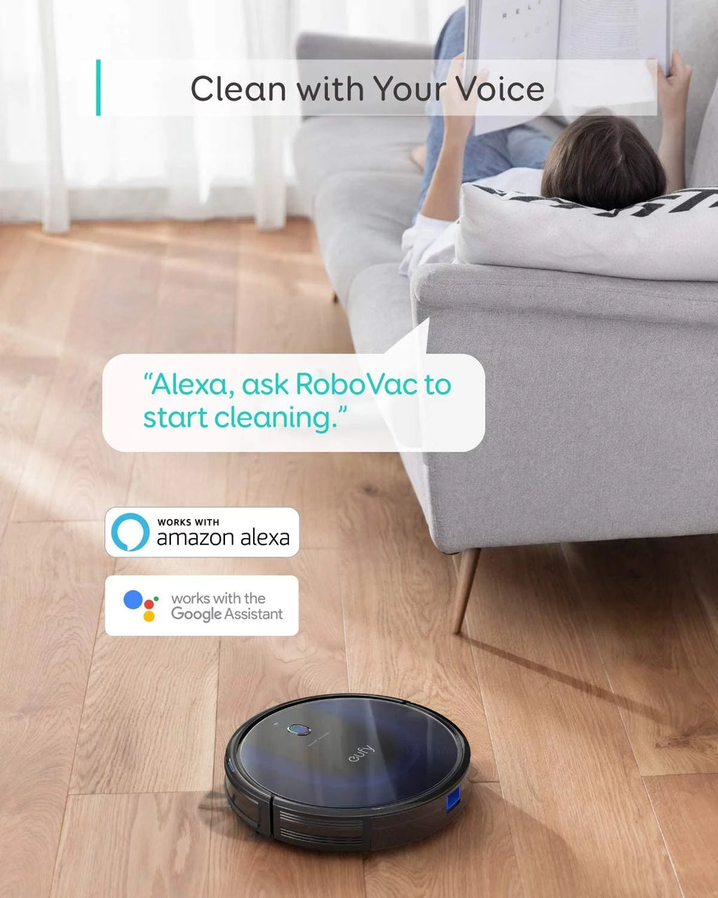 Wi-Fi Connected 2000Pa Suction Robot Vacuum Cleaner R5322