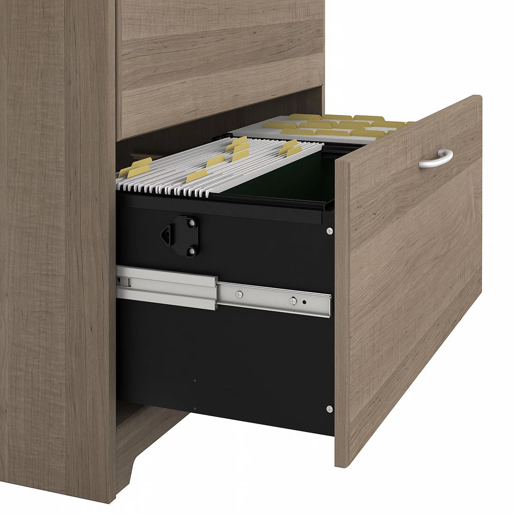 2 Drawer Lateral File Cabinet in Ash Gray B6214