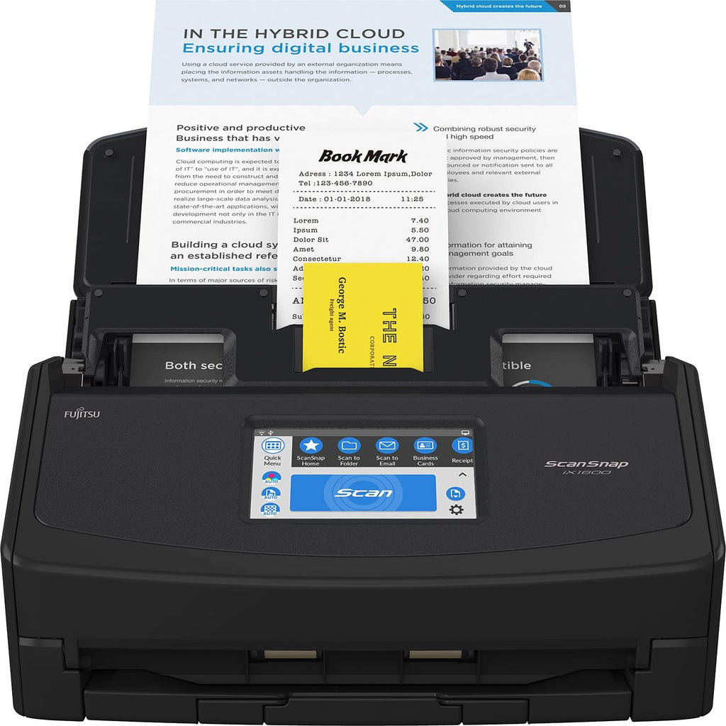 Black Document Scanner W931