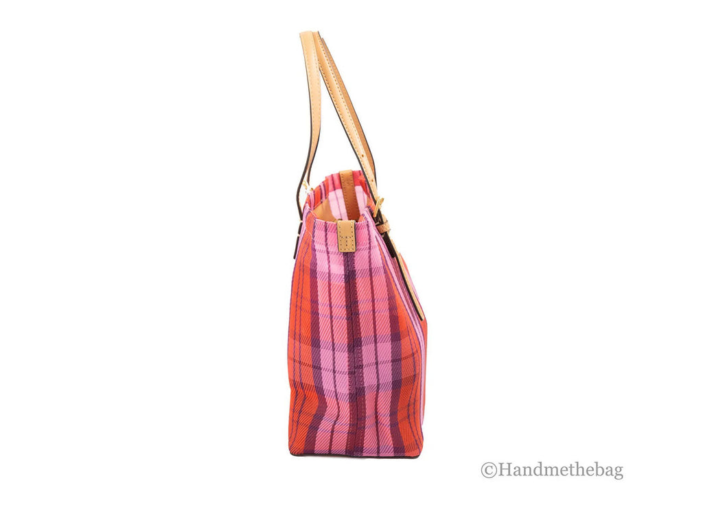Pink Red Mesh Tote Handbag C50231