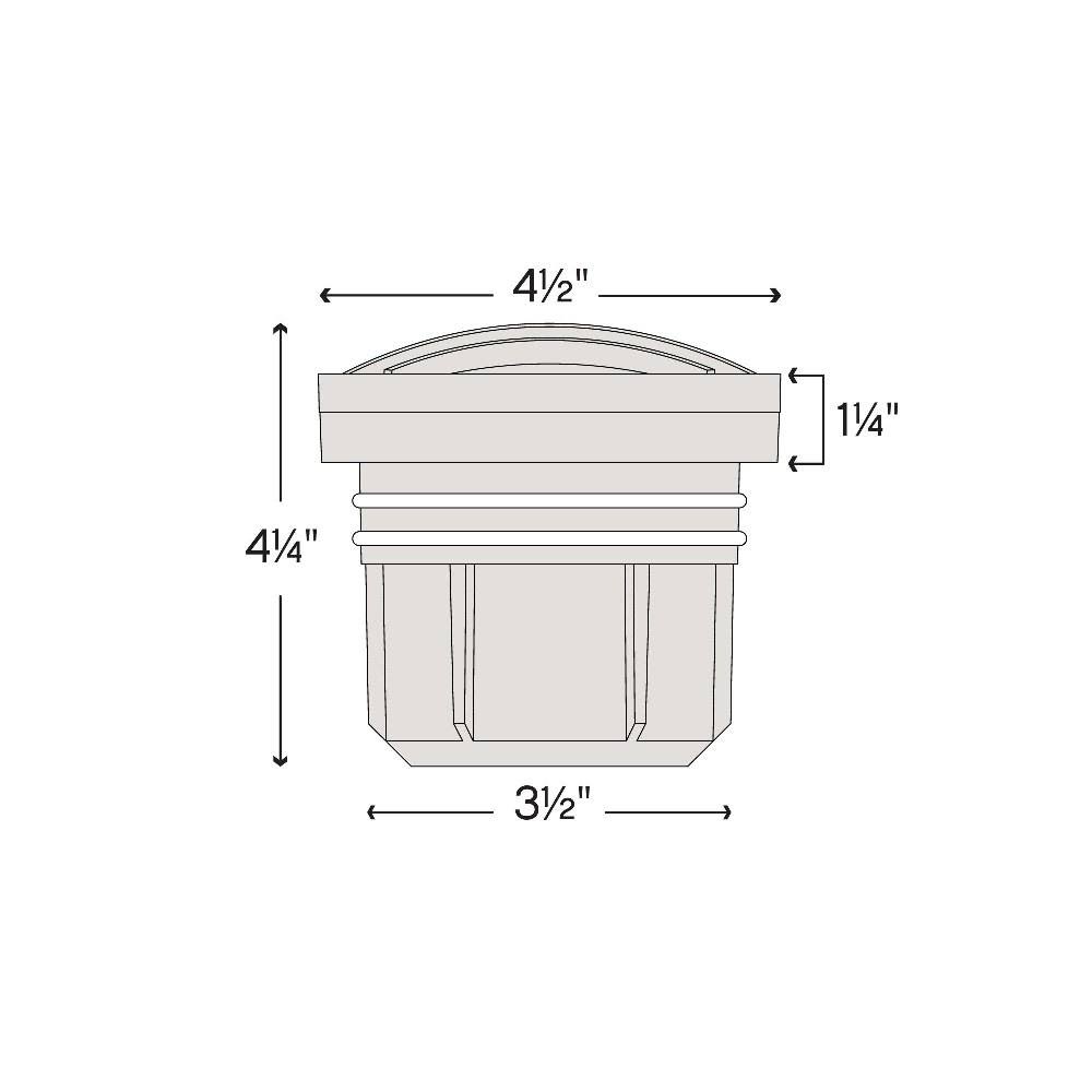 Matte Bronze Landscape LED Well Light O724709
