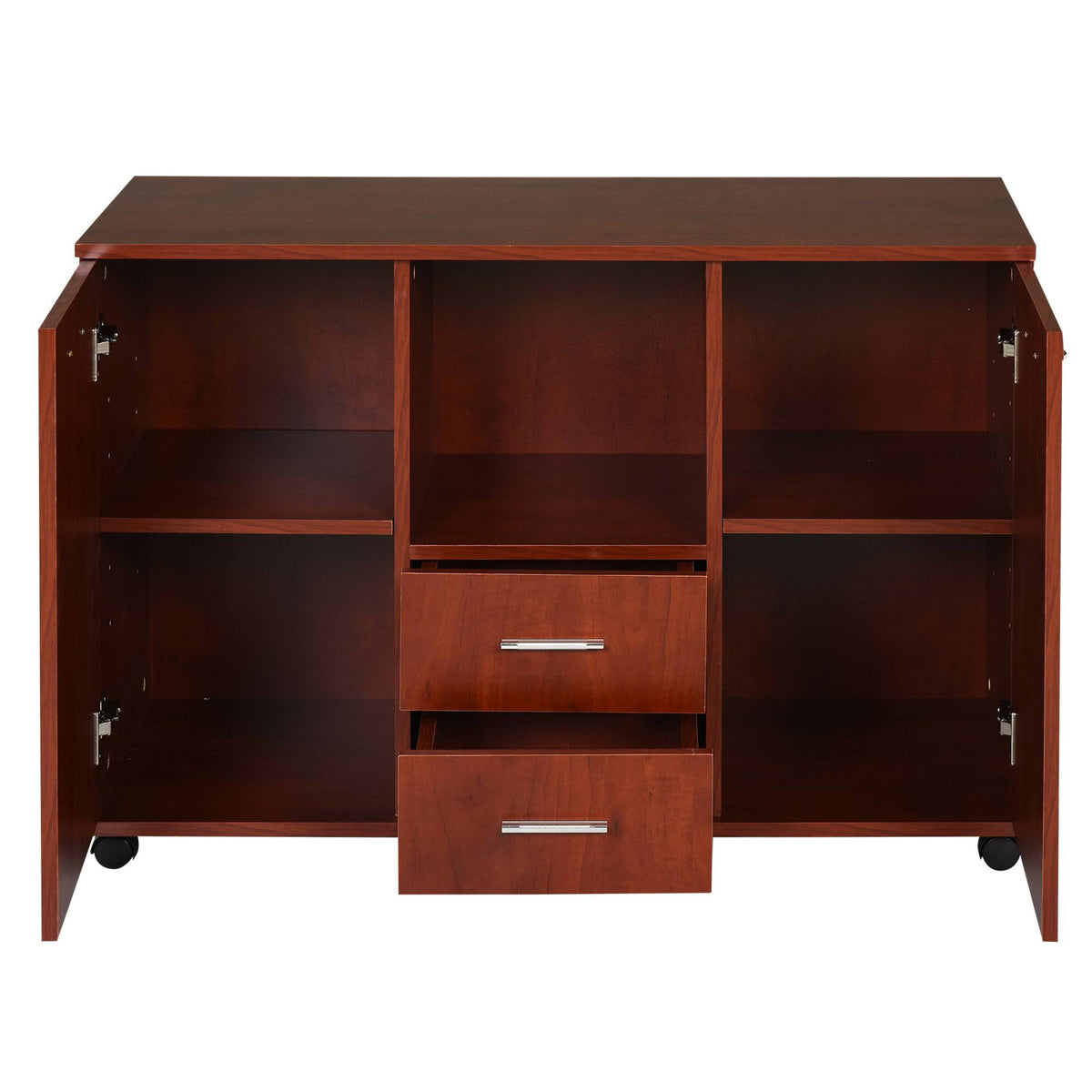 Printer Stand with Casters Mobile File Cabinet E76456