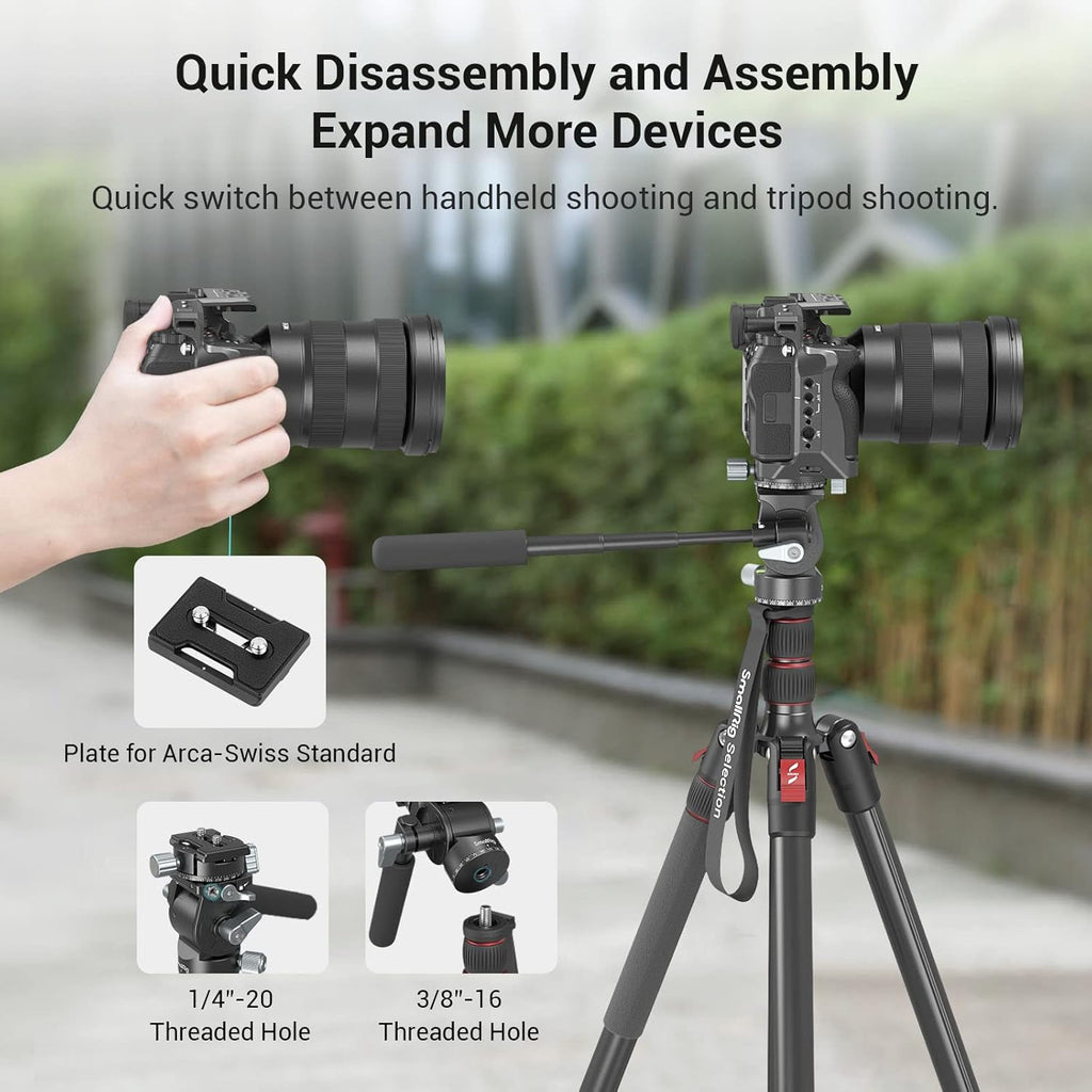 Video Head with Quick Release Plate H1001