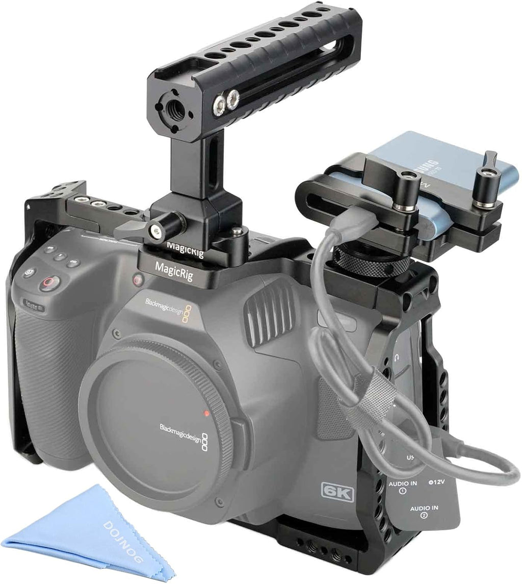 Camera Full Cage with NATO Rail, NATO Top Handle, T5 SSD Mount L3230