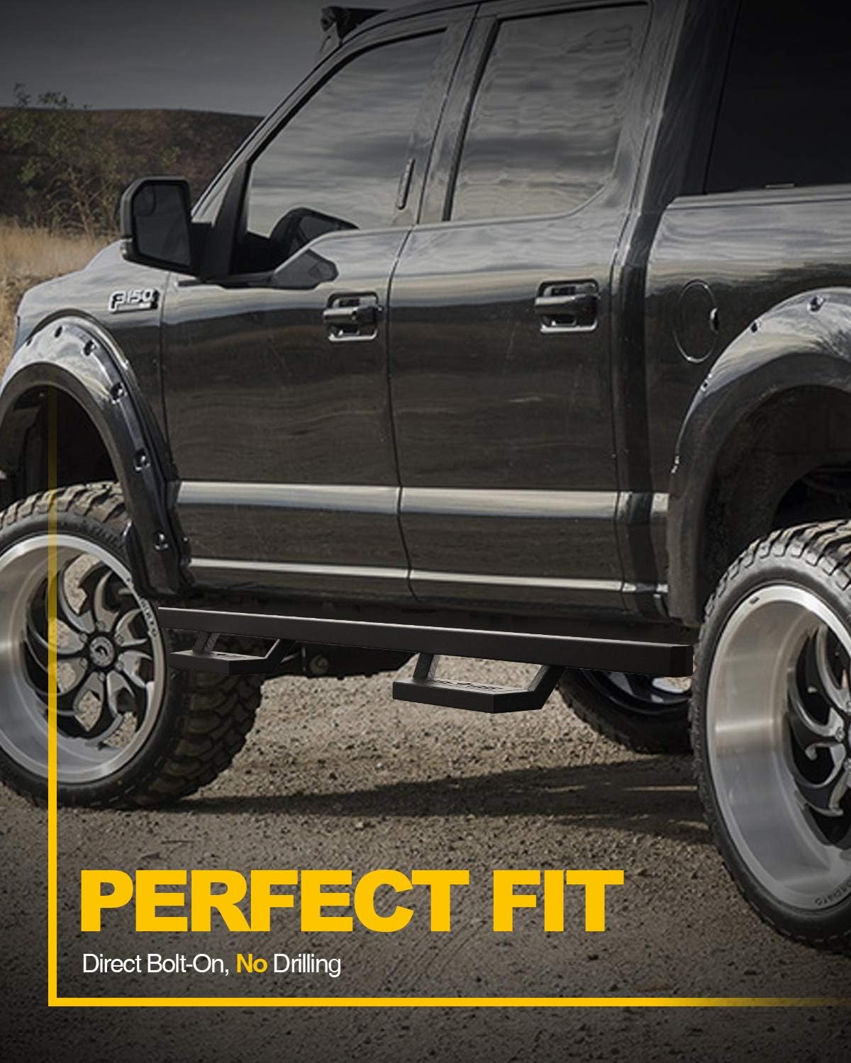 Running Boards Side Steps Nerf Bars T619