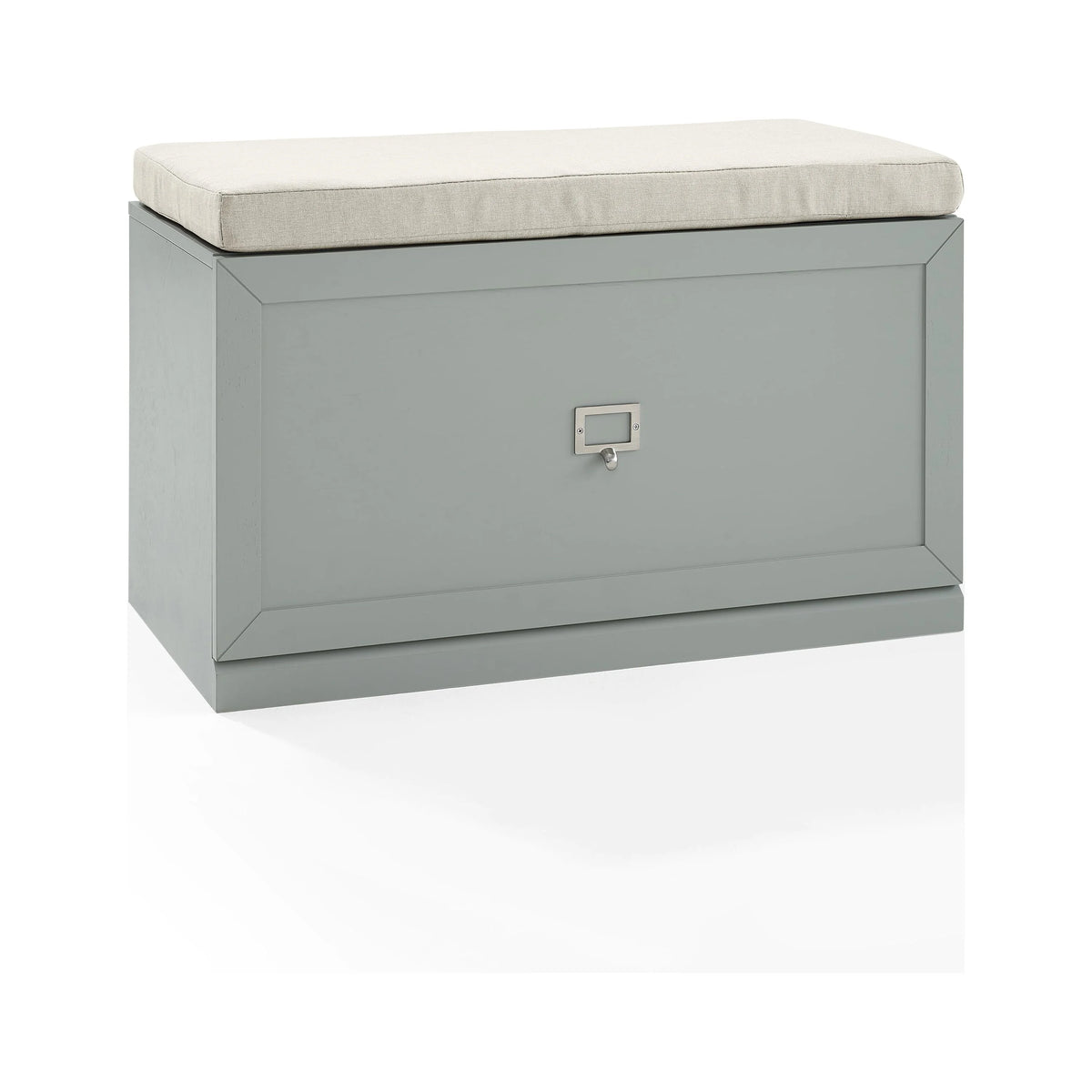 Gray and Cream Wooden Entryway Bench L27432