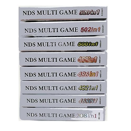 482 in 1 Multi Cart Video Games Cartridge for Nintendo DS 3DS 2DS Z510525