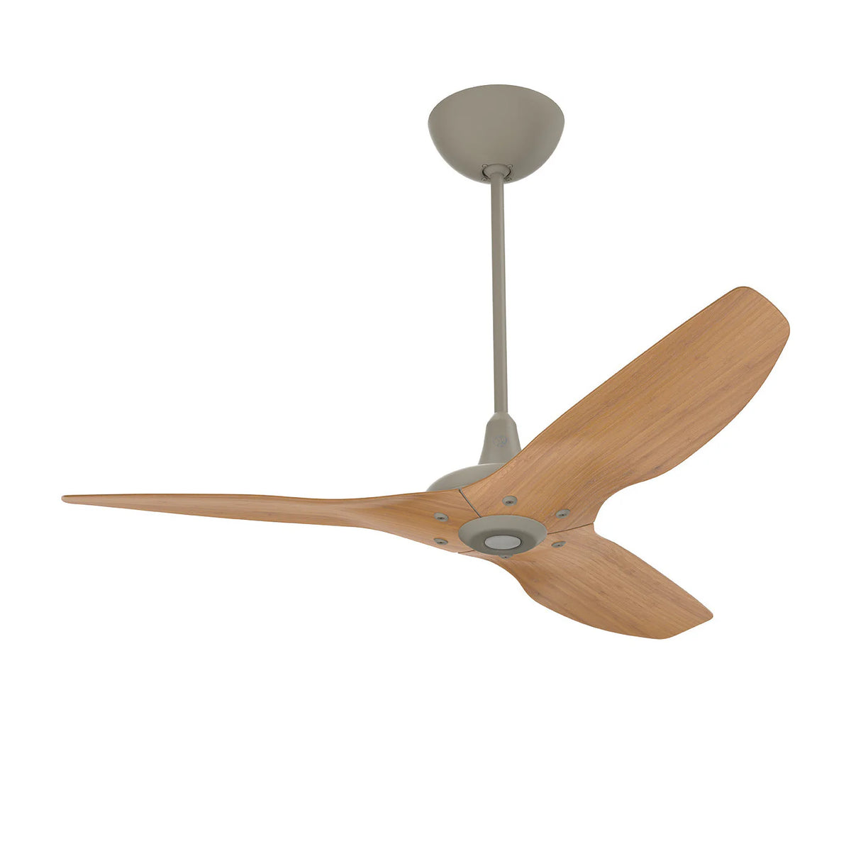 52 Ceiling Fan with Bamboo Blades and Nickel Finish J841
