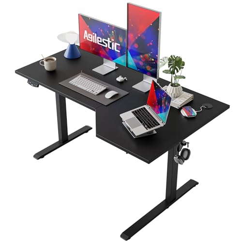 L-Shaped 55 Inches Height Adjustable Electric Standing Desk H27912