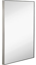Brushed Metal Wall Mirror 22" x 30" O3110