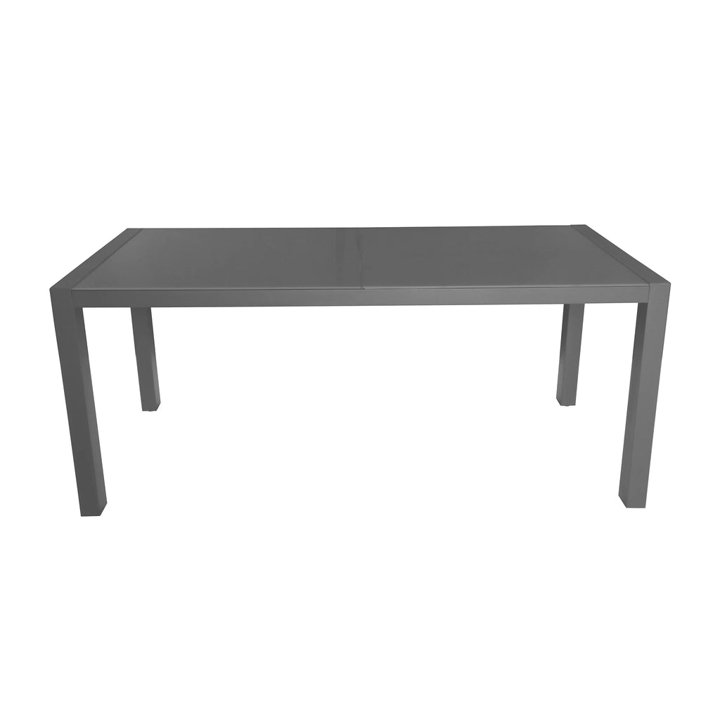 6 Seater Aluminum Dining Set with Tempered Glass Top N1902