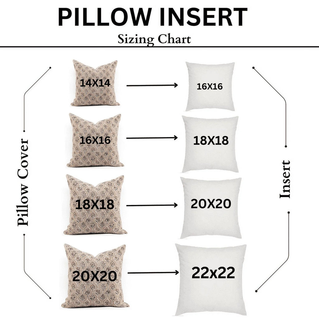 22x22 Inch Thick Linen Decorative Throw Pillow Cover V2494