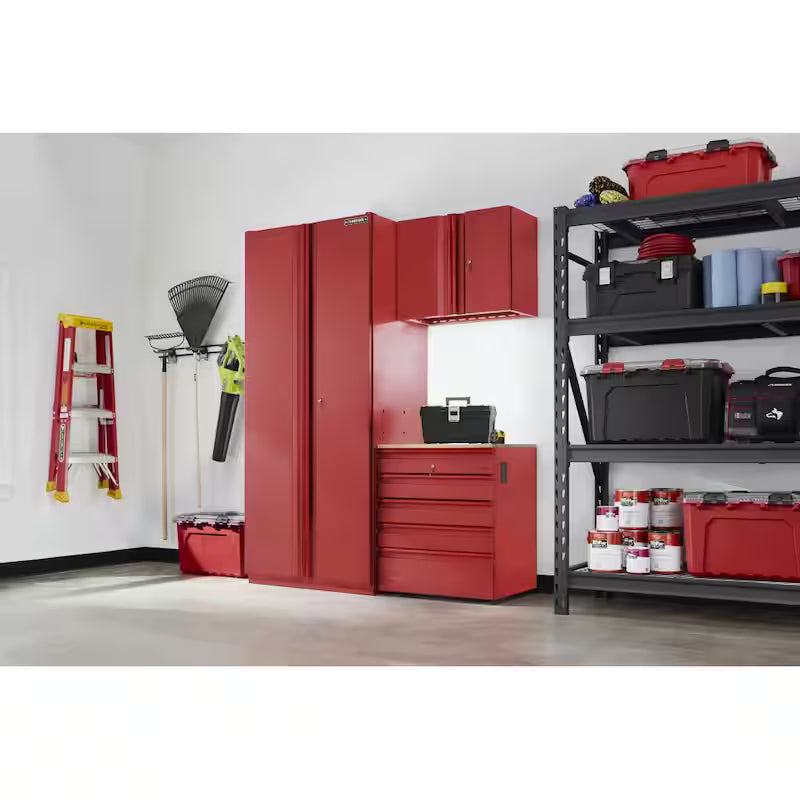 3-Piece Heavy Duty Welded Steel Garage Storage System J738114