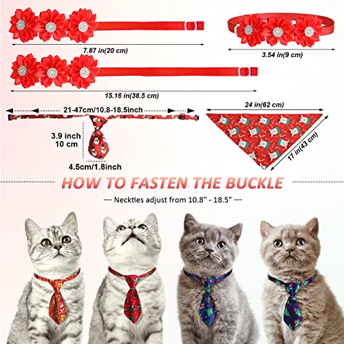 85 Pcs Christmas Dog Ties Set L113