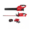 120 MPH 450 CFM 18-Volt Cordless Handheld Blower Kit with Hedge Trimmer A788618