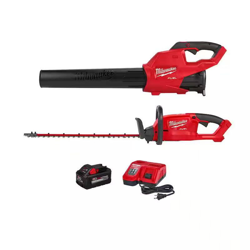 120 MPH 450 CFM 18-Volt Cordless Handheld Blower Kit with Hedge Trimmer A788618