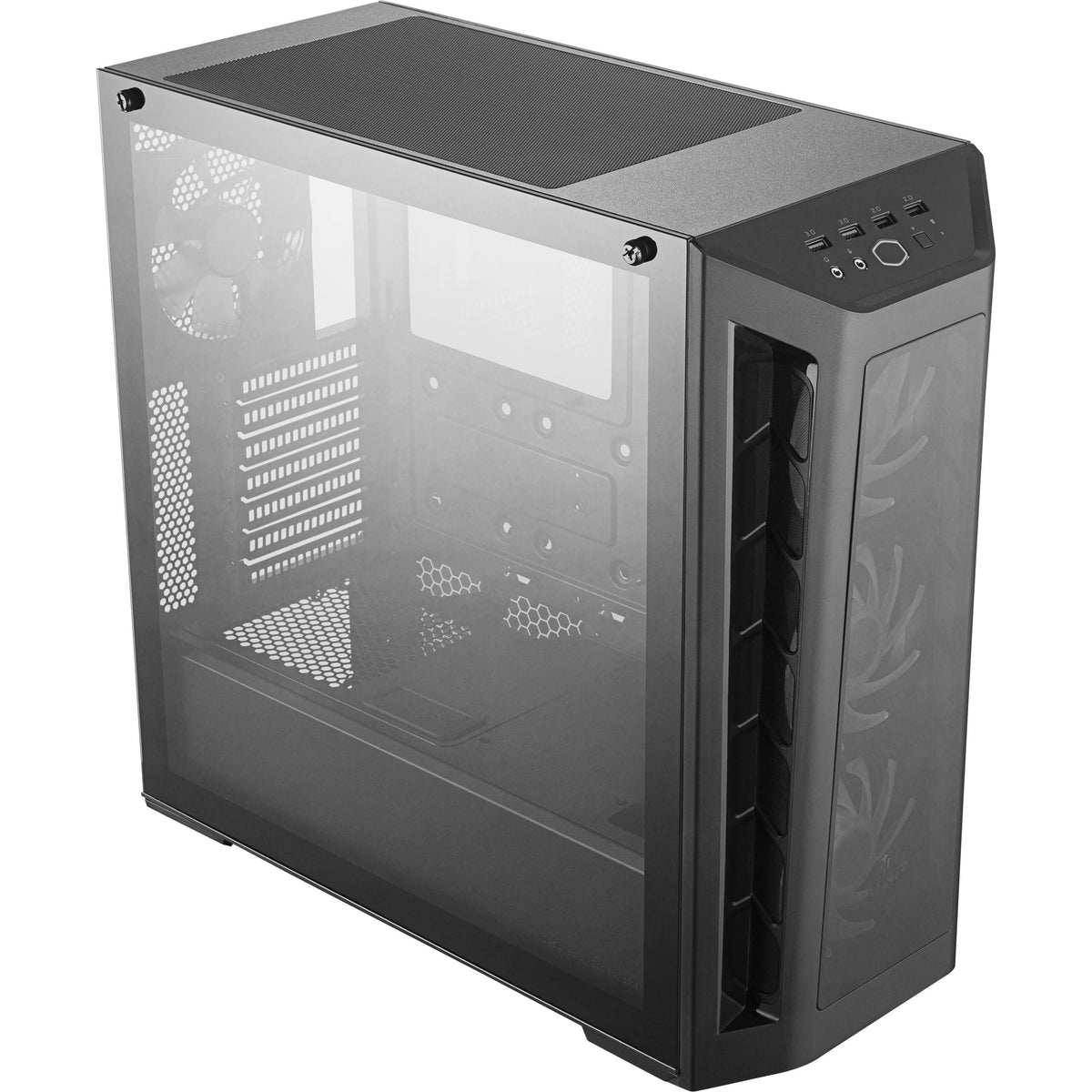 Black Mid Tower ATX Case I7606