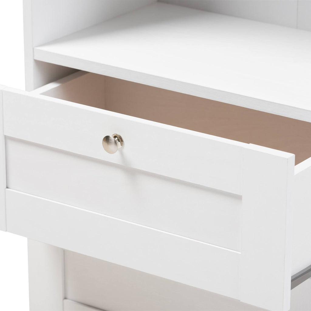 Oak White Two Tone Bookcase C8938