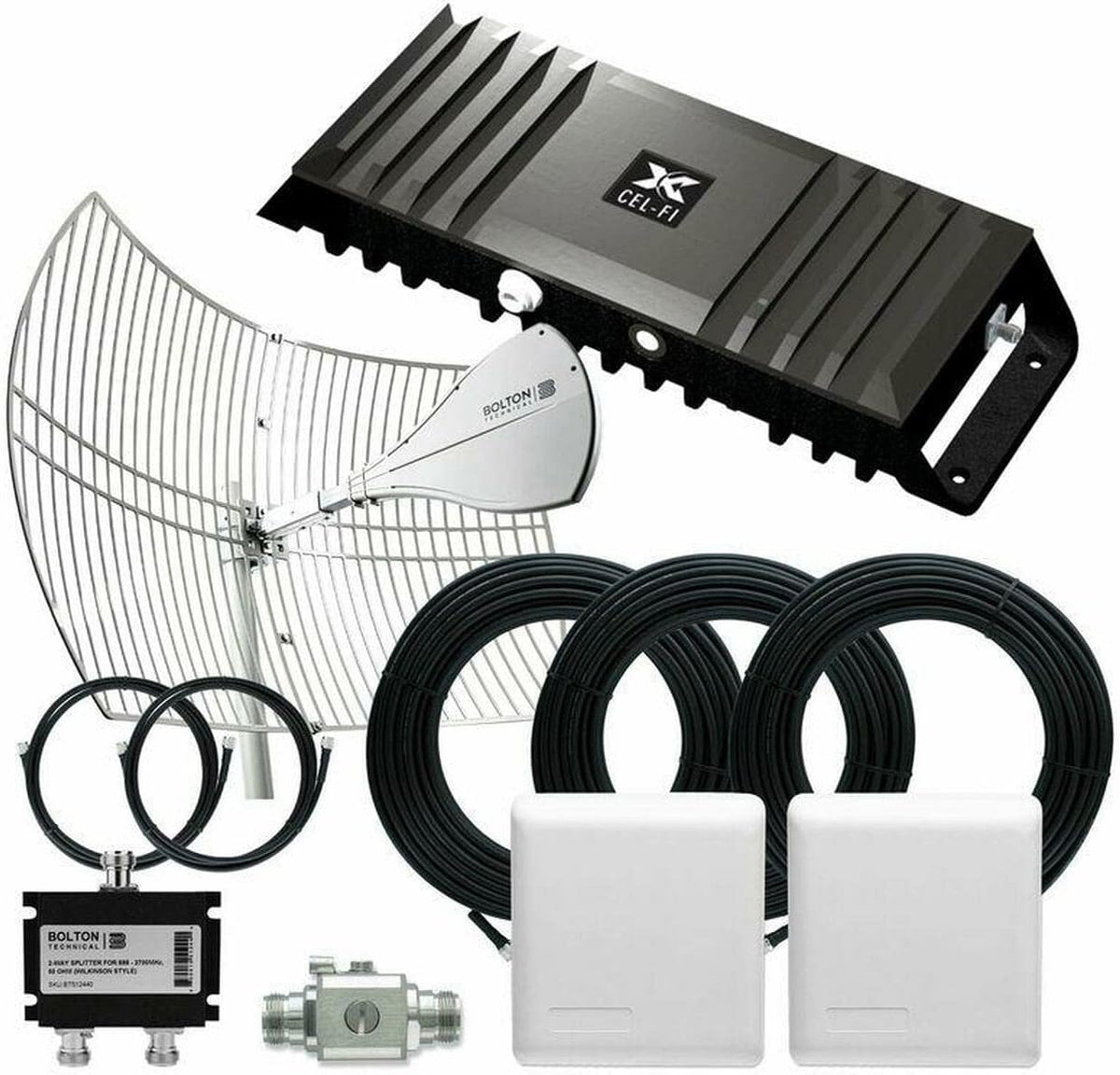 Cell Phone Signal Booster with 2 Panel Antenna S276814