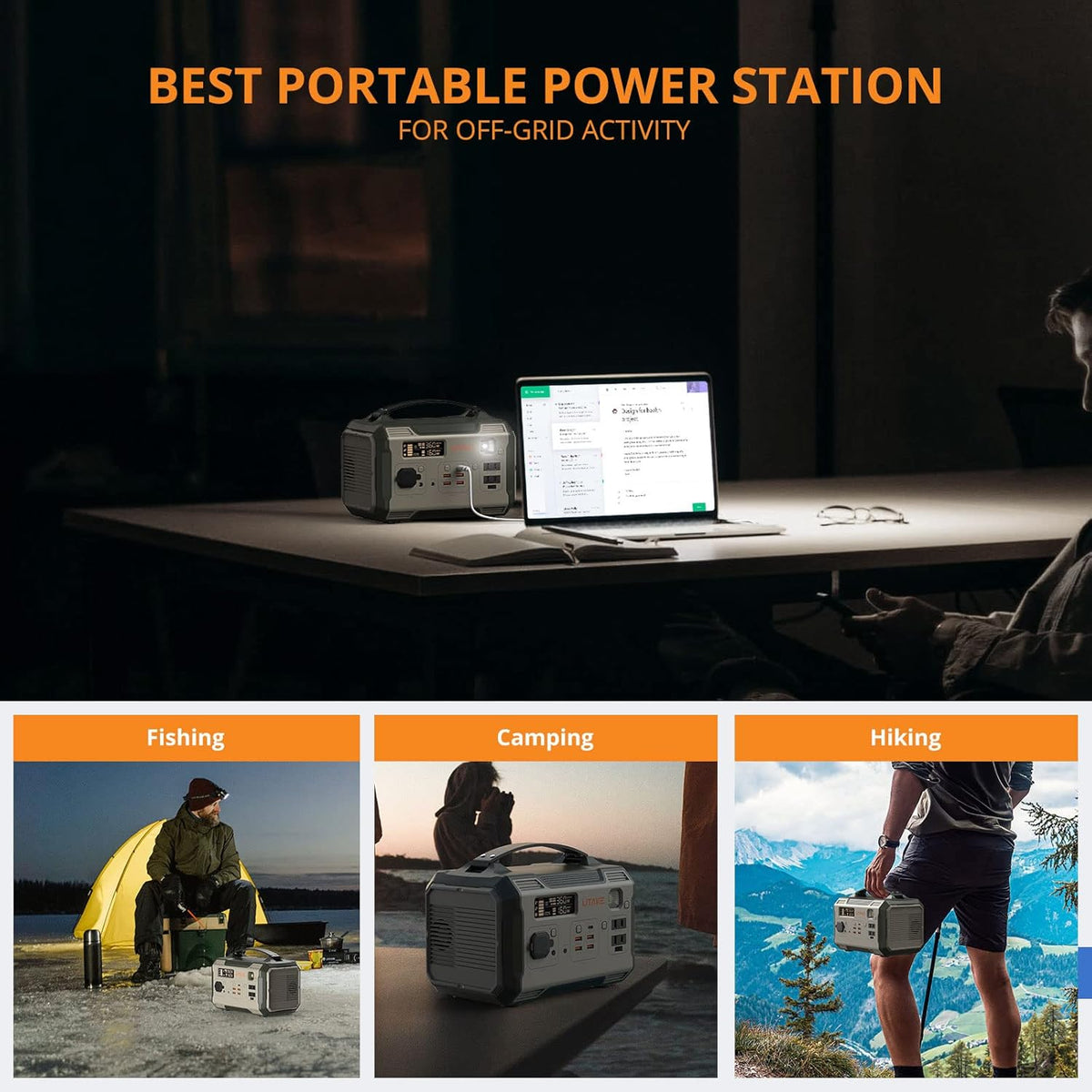 Portable Power Station 281Wh Solar Generator F317