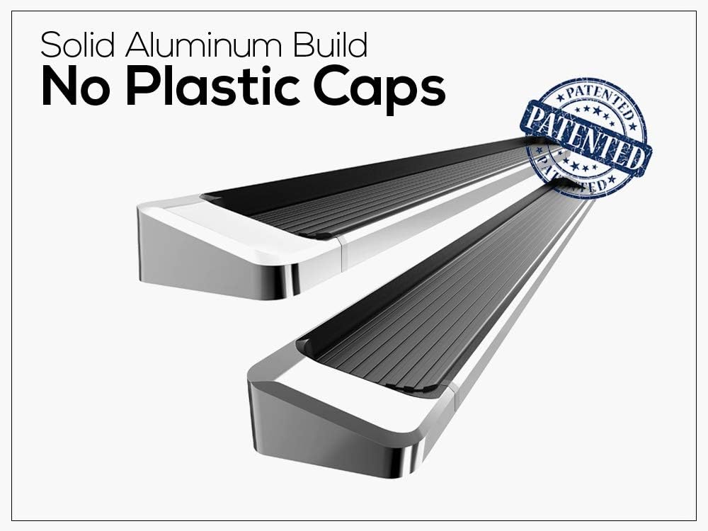 Silver Aluminum Running Boards Side Step Q41950