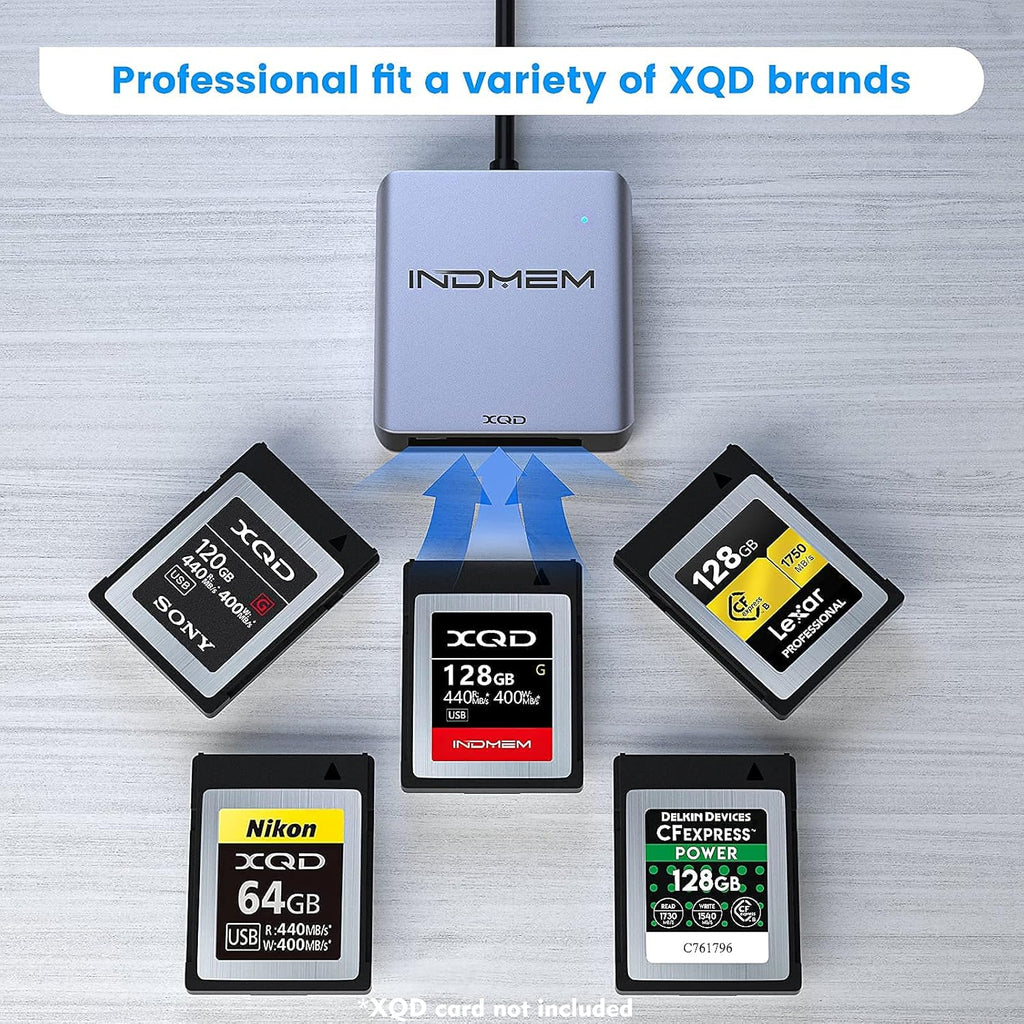 64GB XQD Memory Card with USB 3.0 Card Reader B3318