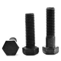 1 1/2 inch-12 x 6 1/2 inch Grade 8 Hex Cap Screw Alloy Steel Black Oxide Pk 7 J977