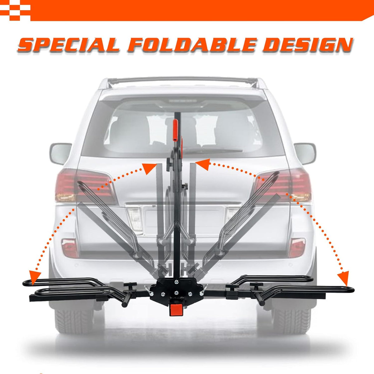2-Bike Hitch Mounted Bike Rack R980828