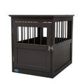 Brown Wooden Pet Crate End Table T978