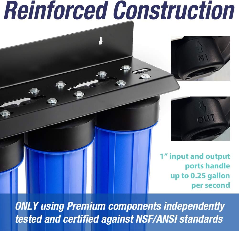3-Stage Whole House Water Filtration System Q964
