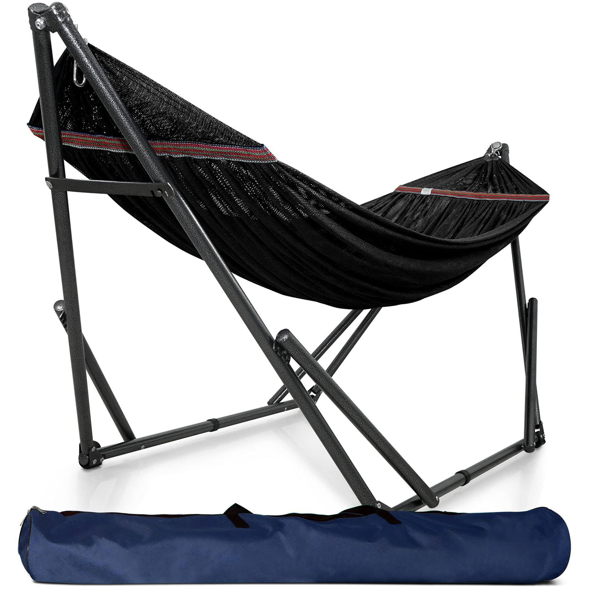 Portable Adjustable Hammock Stand with Polyester Hammock and Carry Bag L664