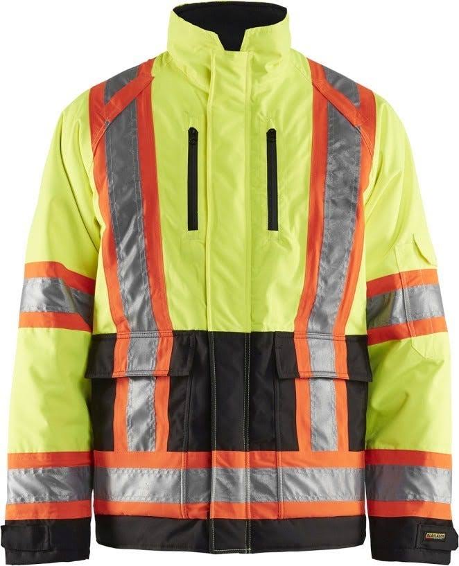 Hi-Vis Winter Jacket Yellow/Black X4903