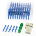 100pcs LC UPC Fiber Optic Quick Connector Single Mode 9/125 Q33460