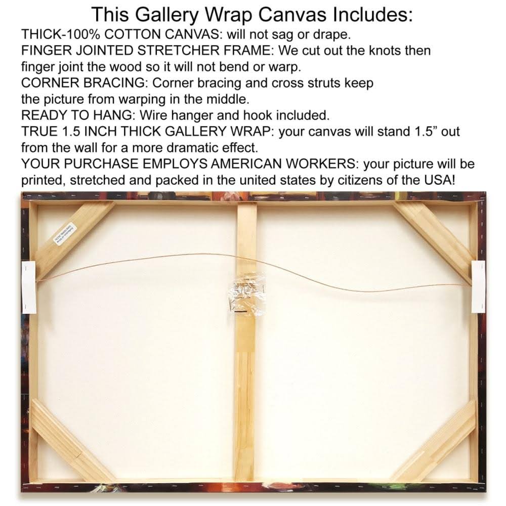 Giclee Print on Gallery Wrap Canvas M315287