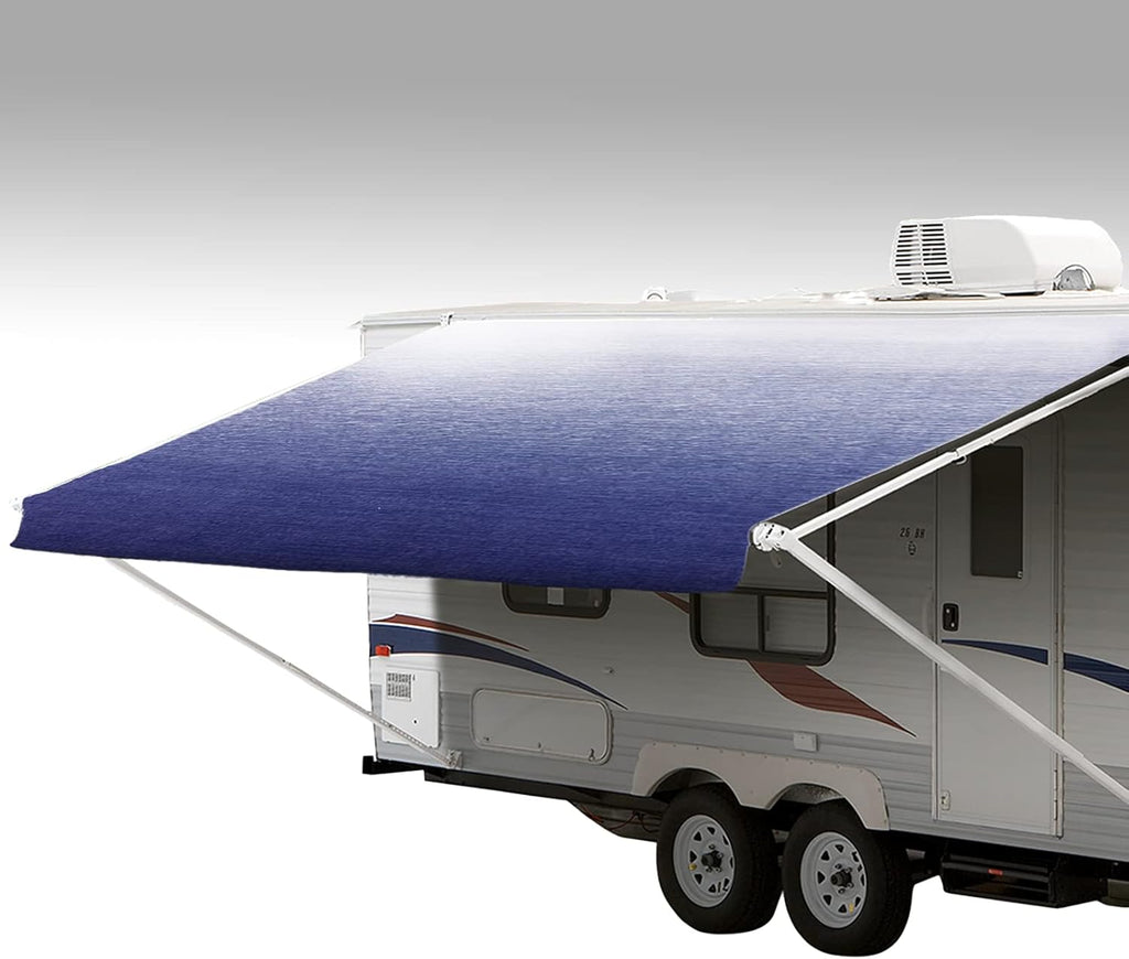 RV Awning Fabric Replacement Weatherproof Vinyl 18' G367041