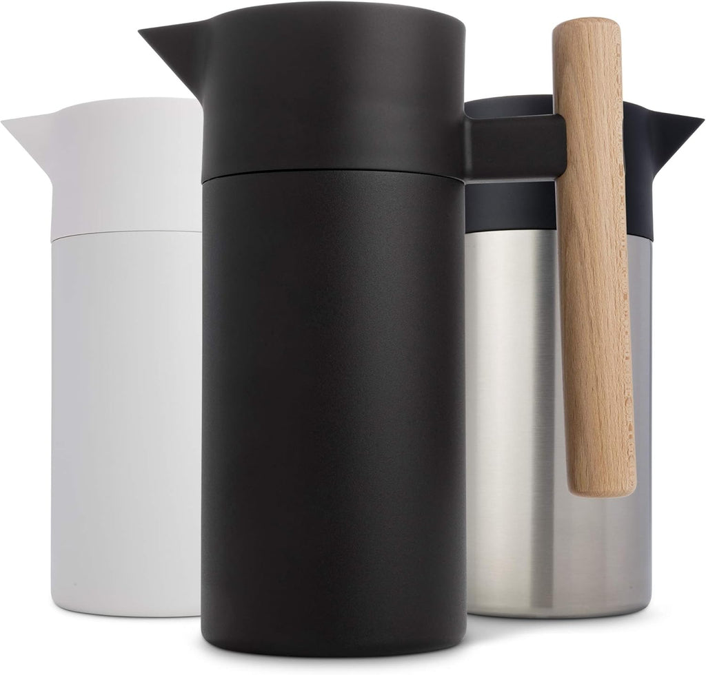 40 Oz Stainless Steel Double Walled Vacuum Insulated Thermal Coffee Carafe N65161