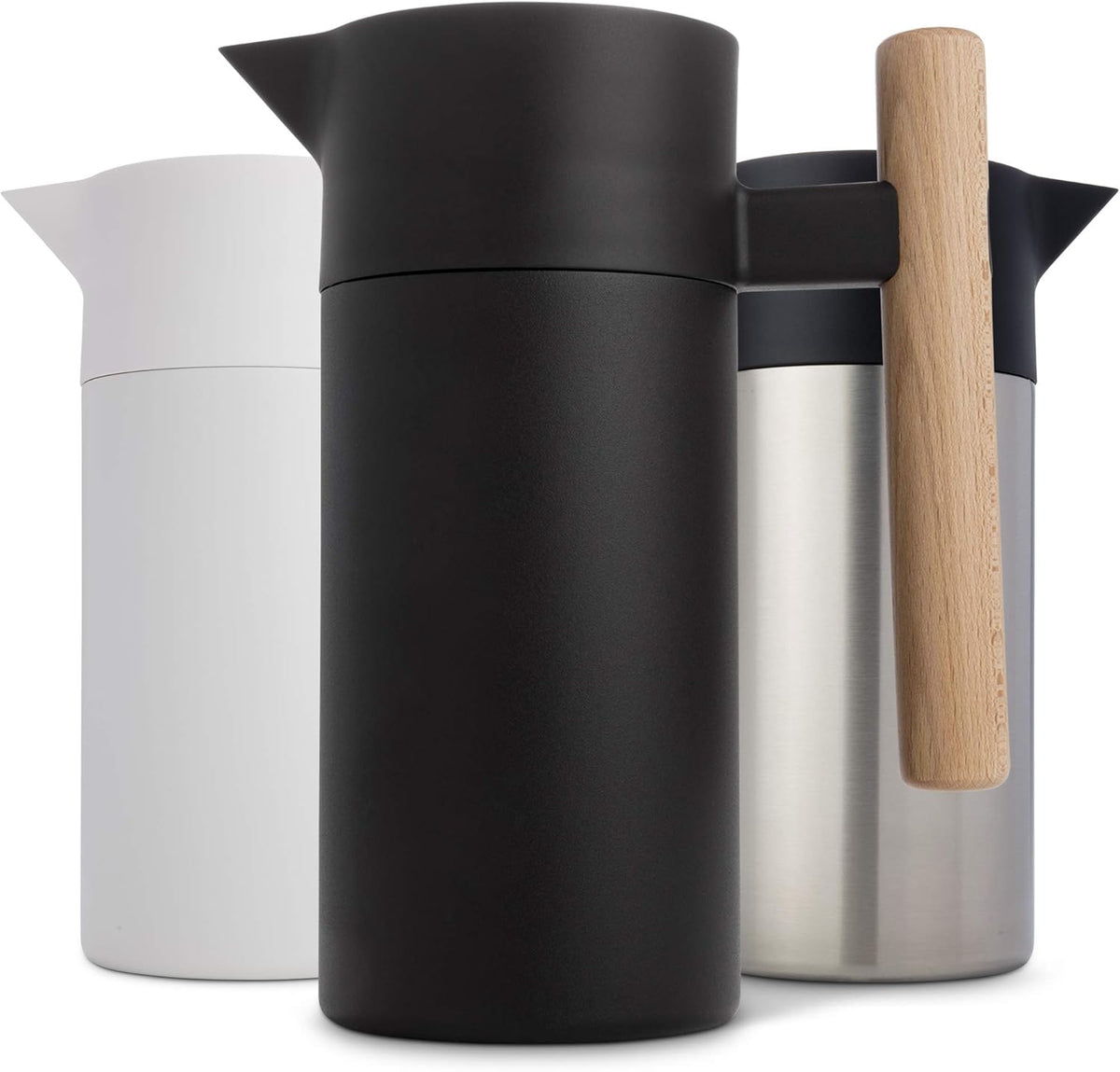 40 Oz Stainless Steel Double Walled Vacuum Insulated Thermal Coffee Carafe N65161