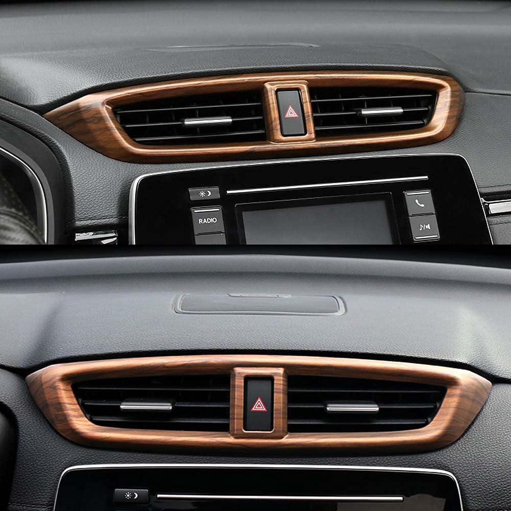 Honda CR-V Peach Wood Air Vent Dashboard Trim I1671