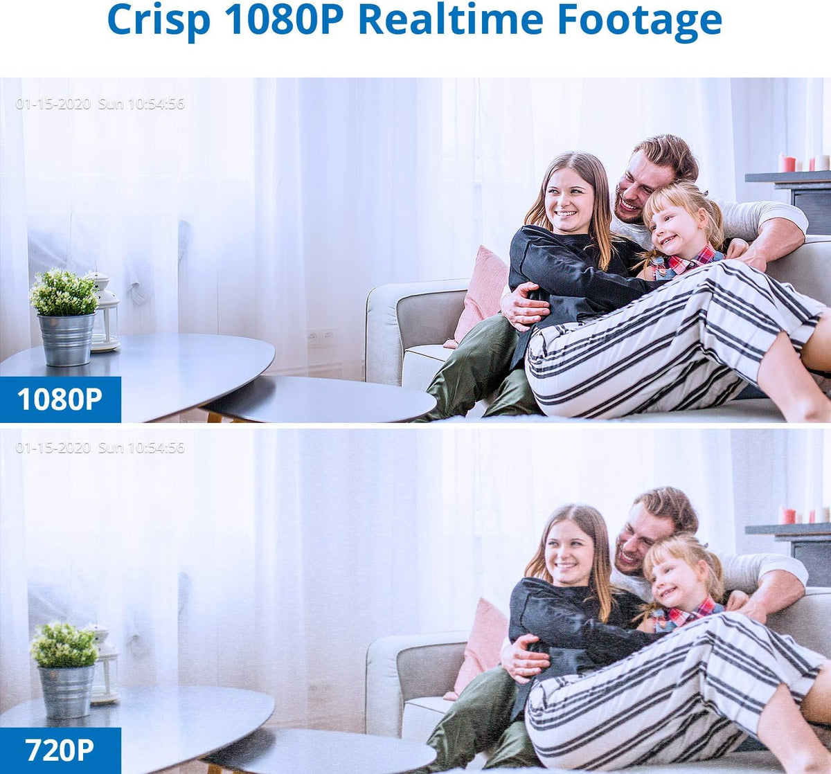 1080P 8CH Wired Security Camera System with 8 Cameras H9243