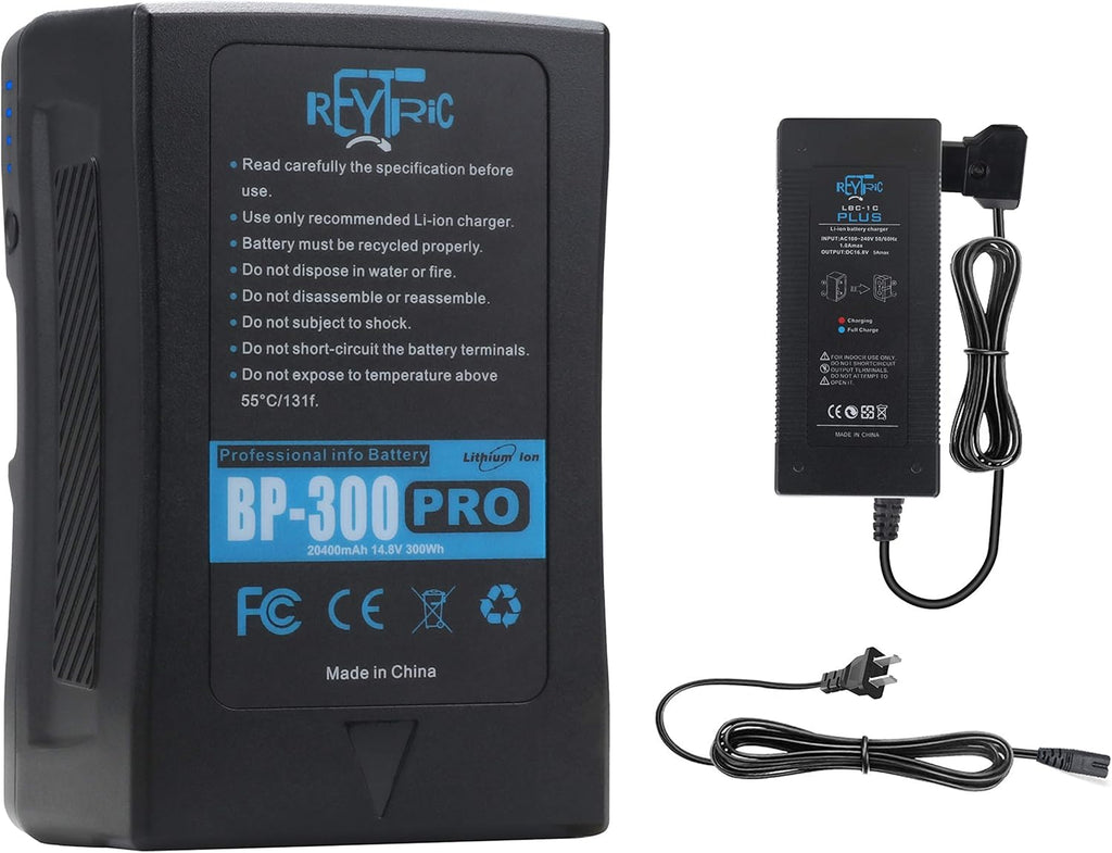 300Wh V Mount Battery with D-Tap Charger and Cable E491368