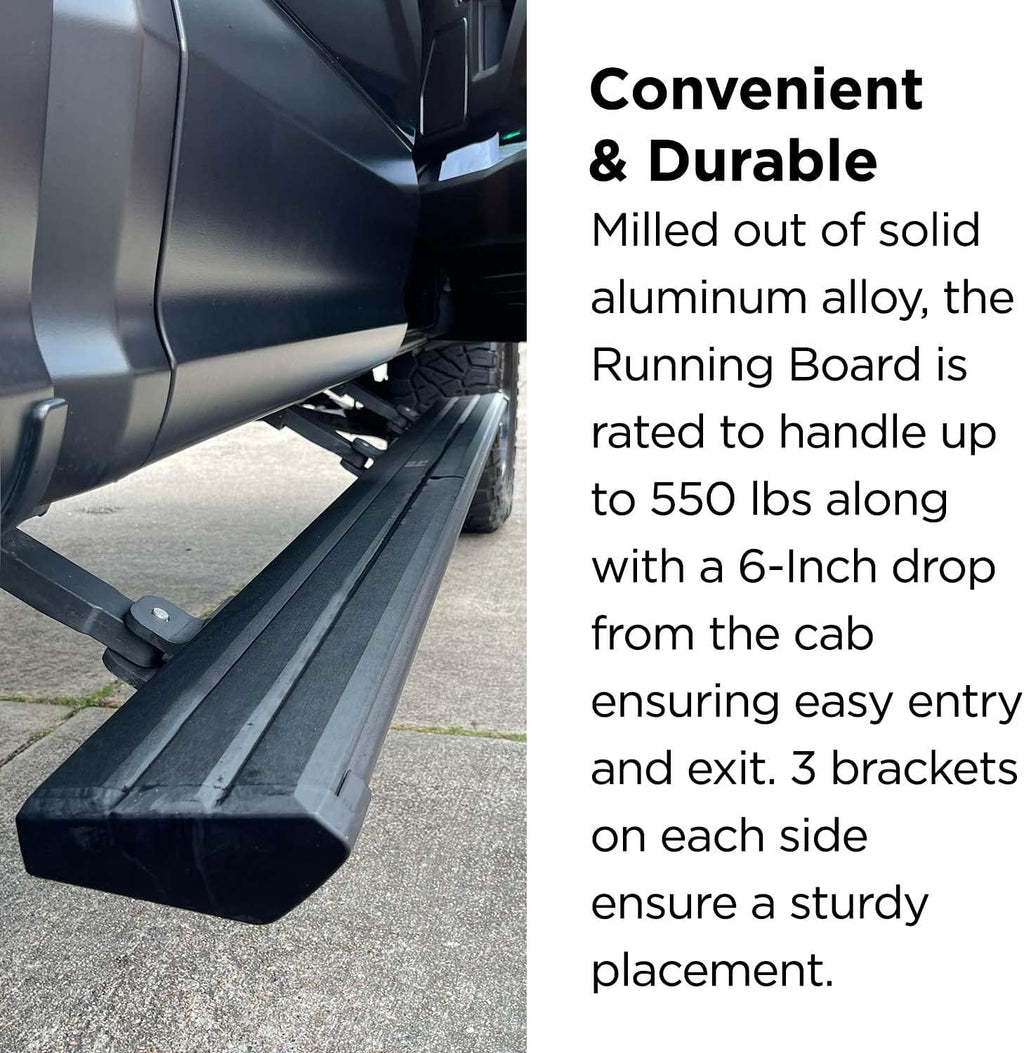 6” Power Retractable Running Boards Crew Cab O818