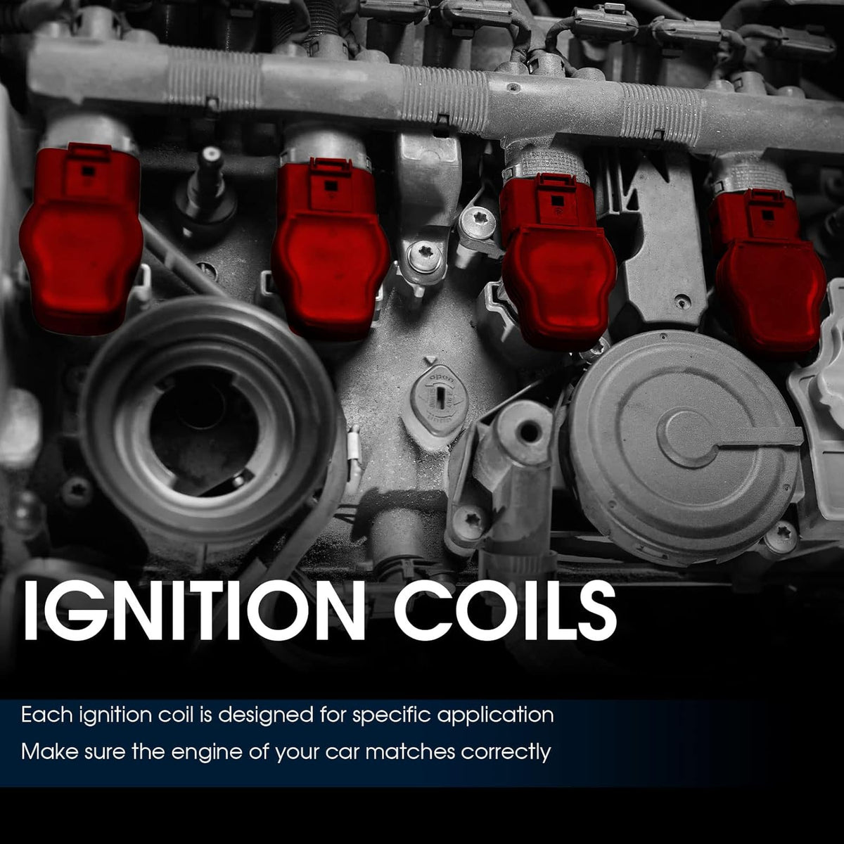 Set of 4 Ignition Coils Pack O7795