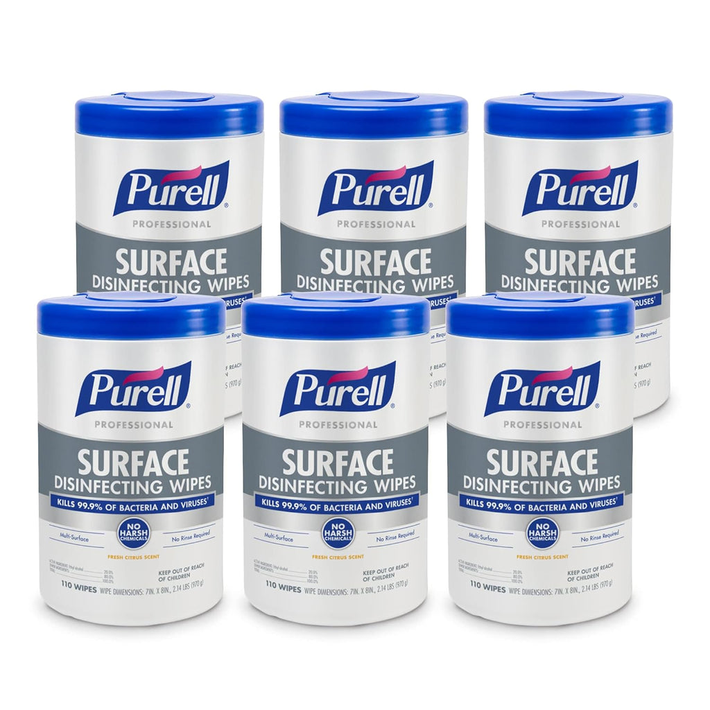 Citrus Scent 110 Count Surface Disinfecting Wipes Y446