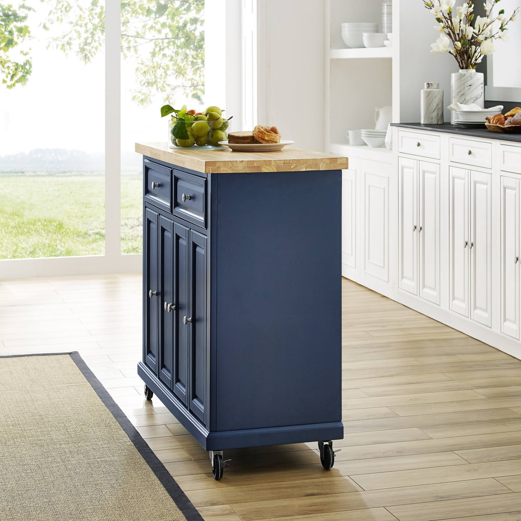 Navy Kitchen Cart X27153