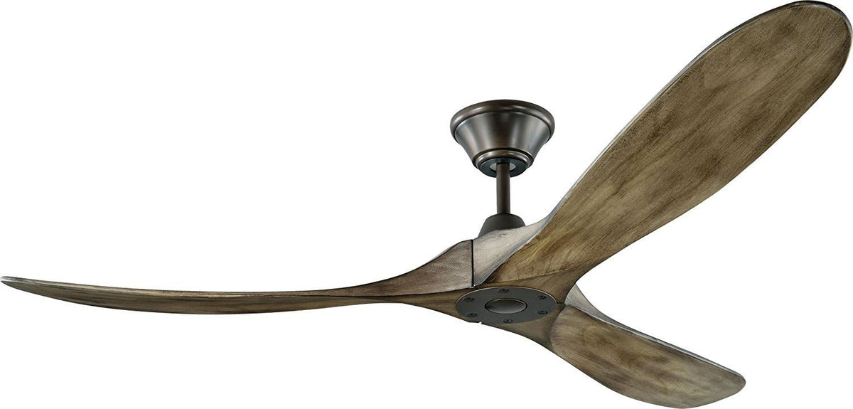 Matte Black Outdoor Ceiling Fan with Remote Control D139