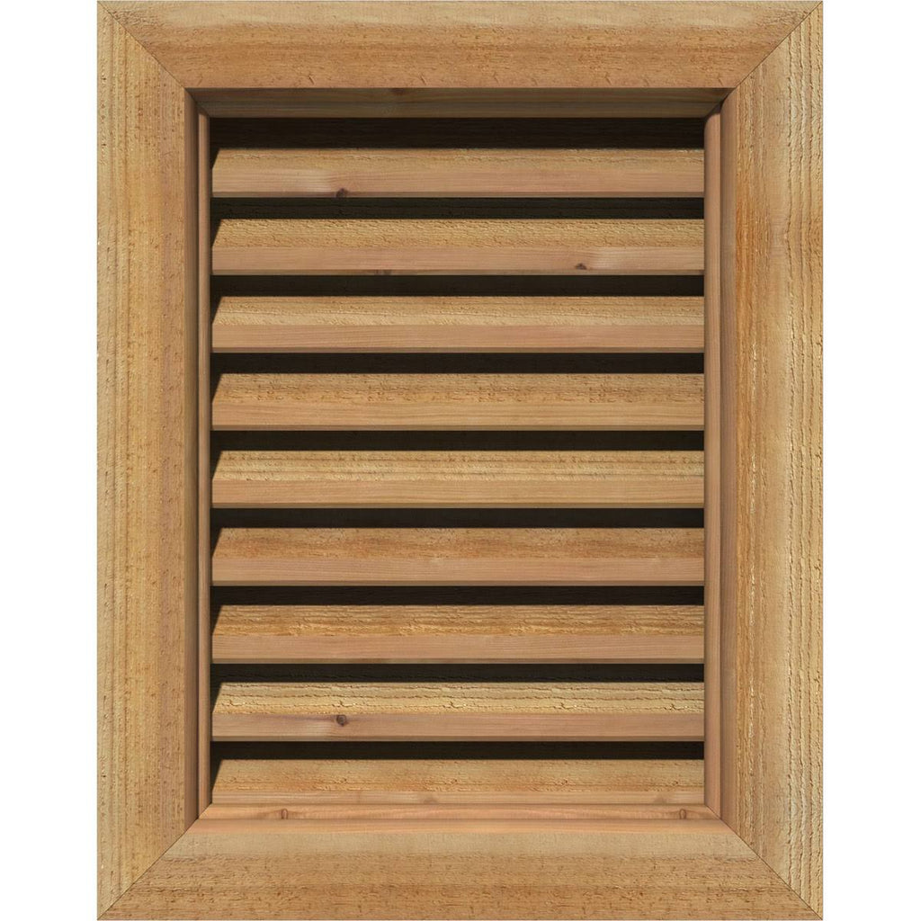 Unfinished Functional Vertical Gable Vent N82704