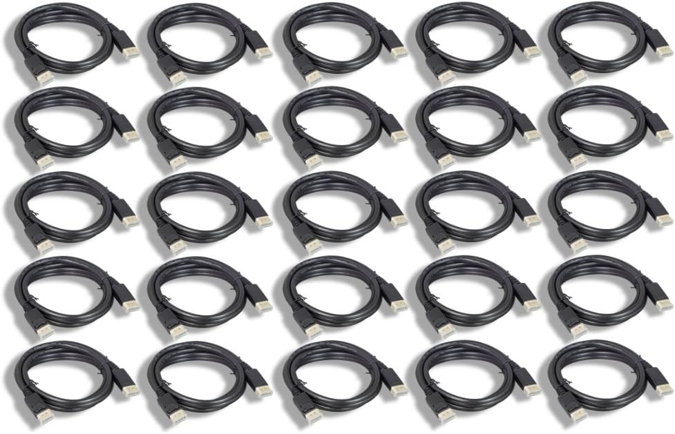 DisplayPort Cable 6' 30 Pack H100