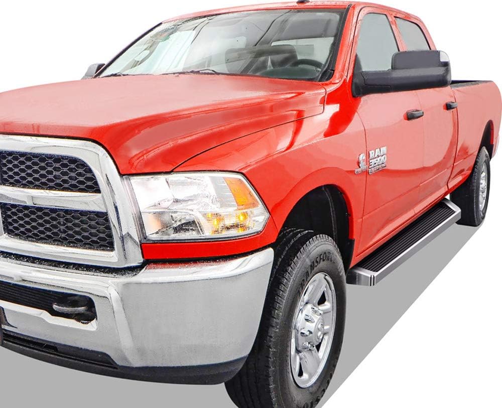 Silver Aluminum Running Boards Side Step Q41950