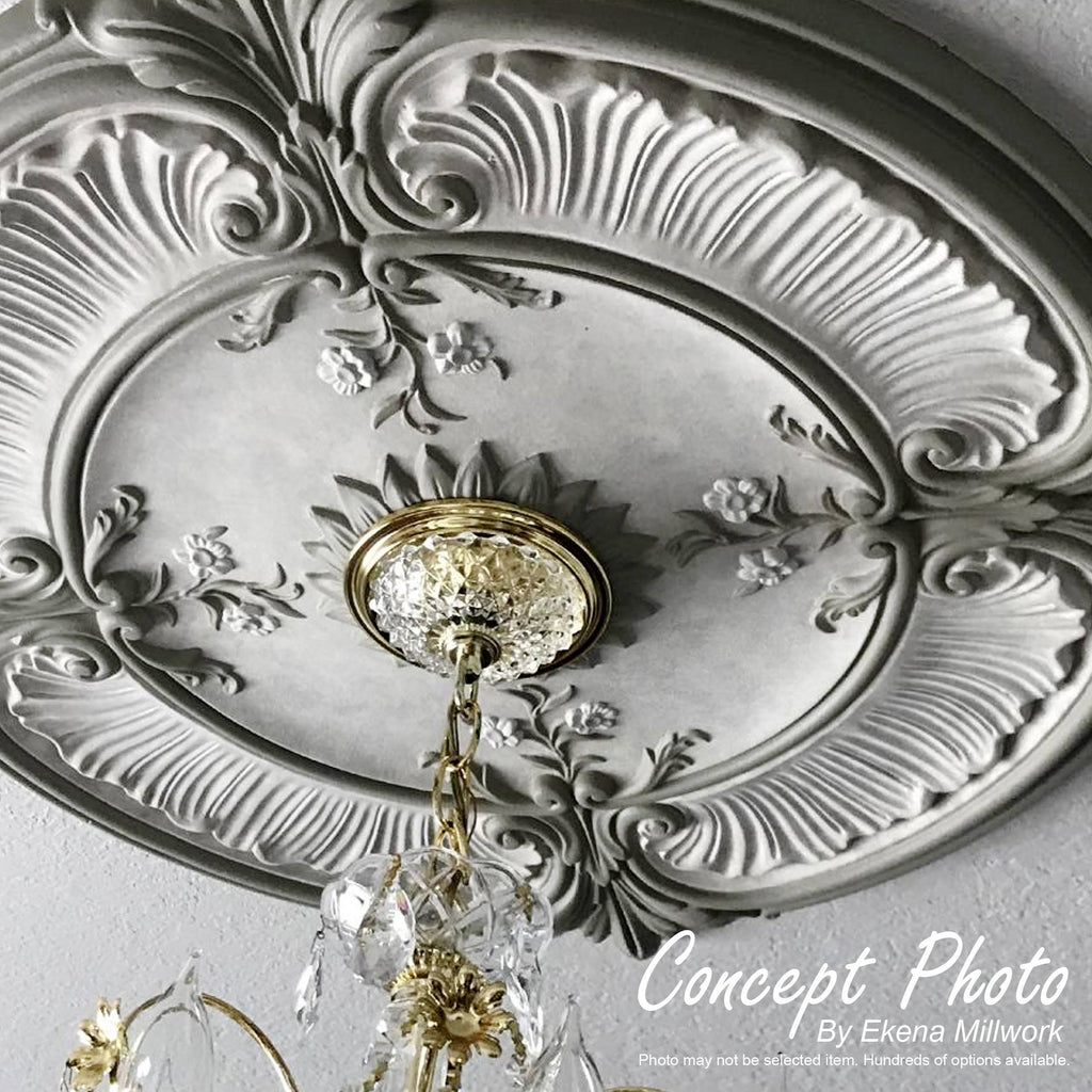 Juniper Ceiling Medallion Hand-Painted Brushed Mahogany B12323