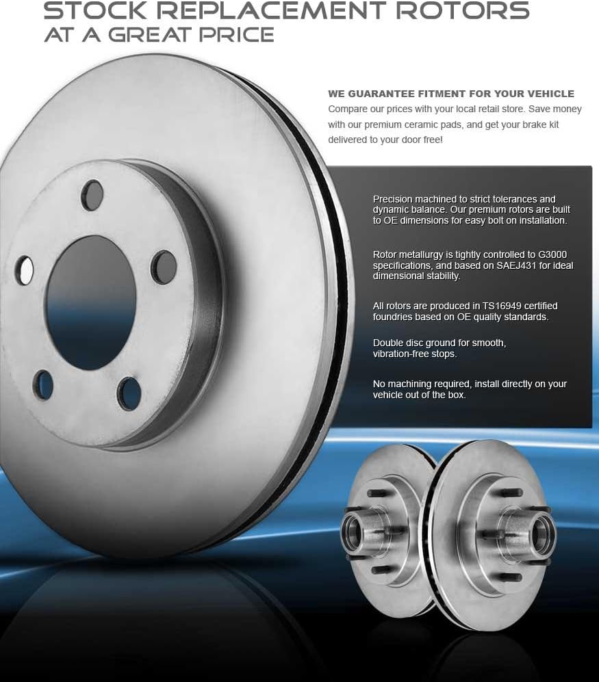8 Lug Brake Disc Rotors M7069